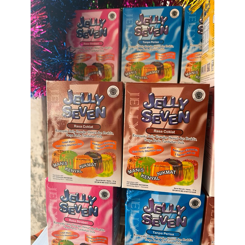 

jelly seven rasa coklat 1 dus isi 12pcs