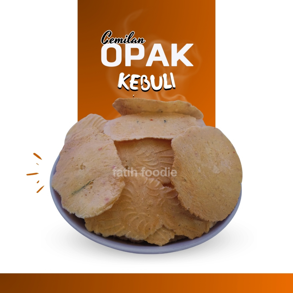 

Cemilan Opak Pedas Kebuli Jepit Keripik Original Jajanan Tradisional Khas Giri Gresik