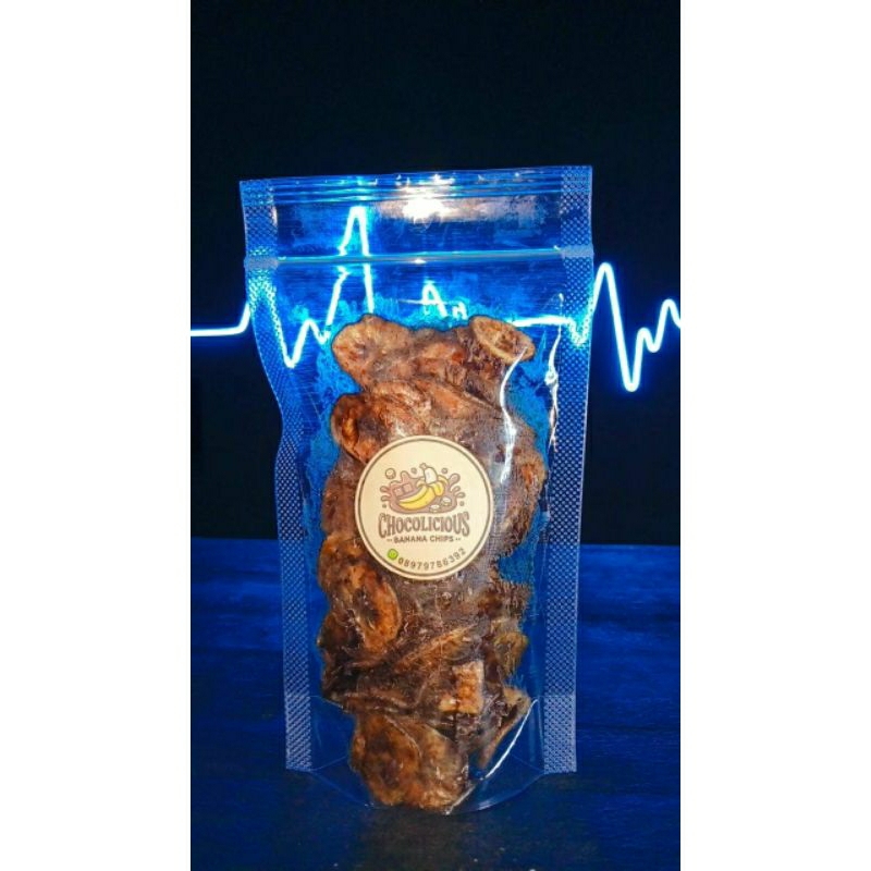 

keripik pisang banana chips cokelat dan banana lumer coklat enak lezat