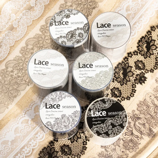 

1 roll/piece PET tape lace season series 6