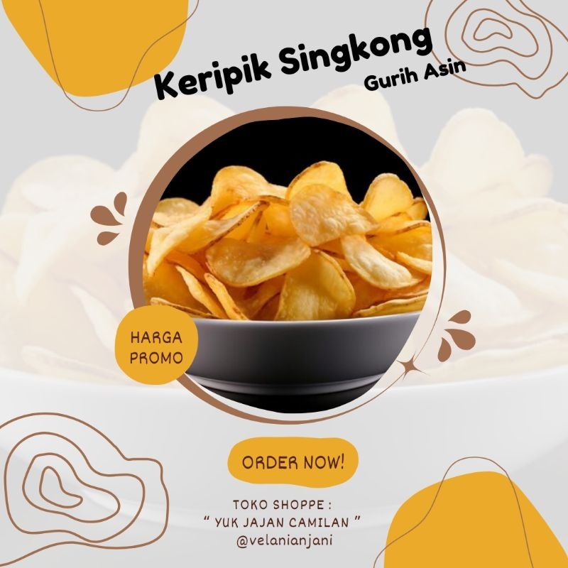 

KRIPIK SINGKONG GURIH ASIN RENYAH