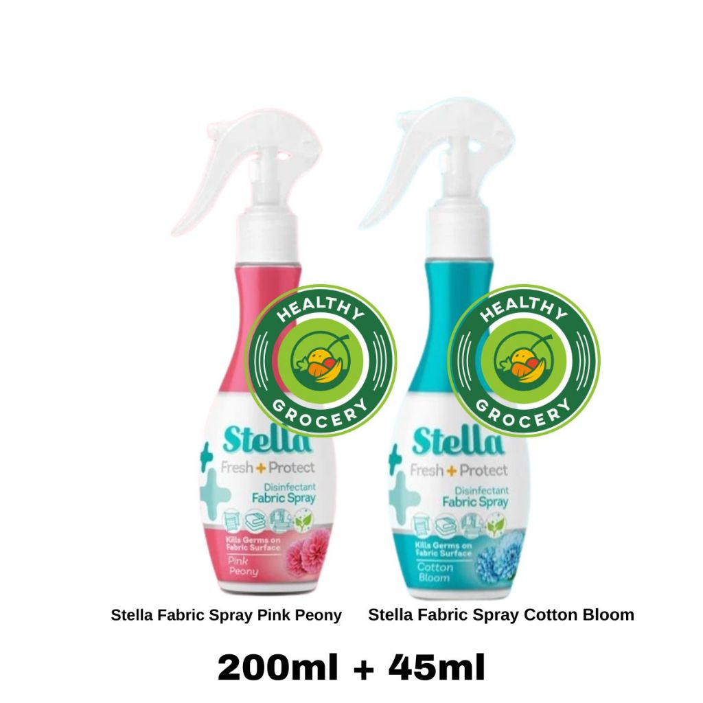 Stella Fabric Spray Pink Peony 200ml + 45ml / Stella Fabric Spray Cotton Bloom 200ml + 45ml