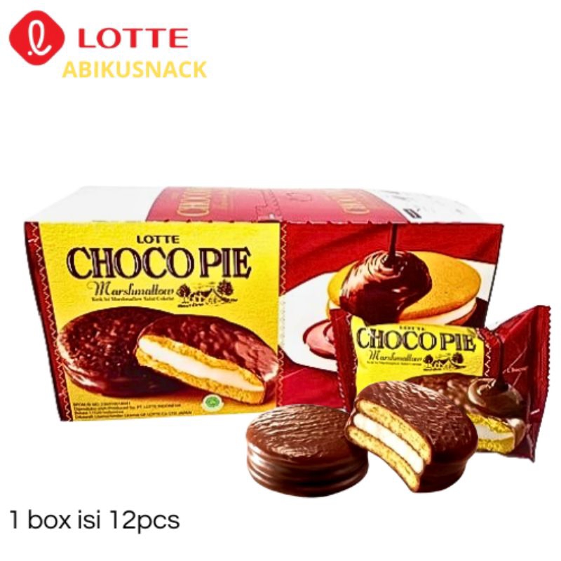 

lotte chocopie 1 box isi 12
