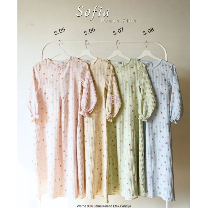 PELANGI HIJAB Gamis Sofia Dress Kids (only dress)