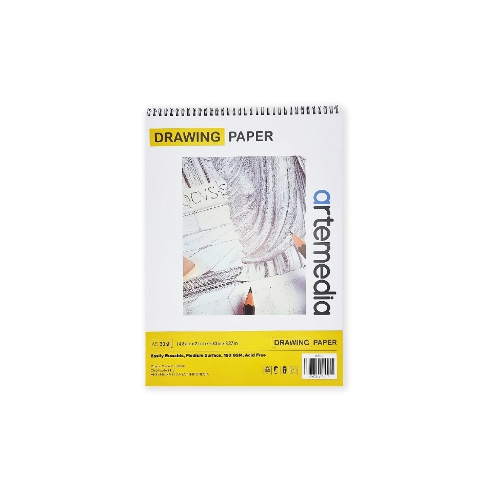 

Kirim Cepat Artemedia Drawing Paper Book A5 Wire Bound Sketchbook