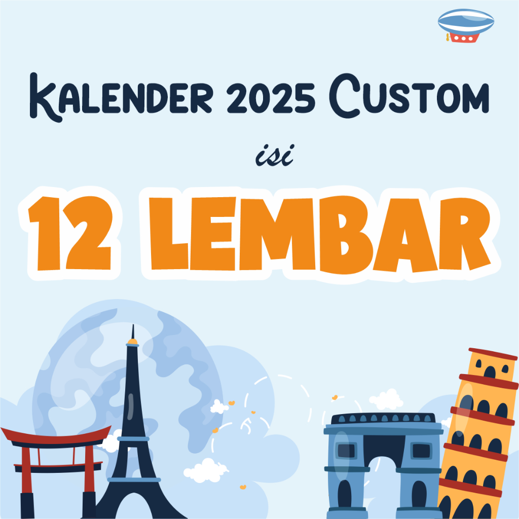 

Kalender Dinding Custom 2025 12 Lembar