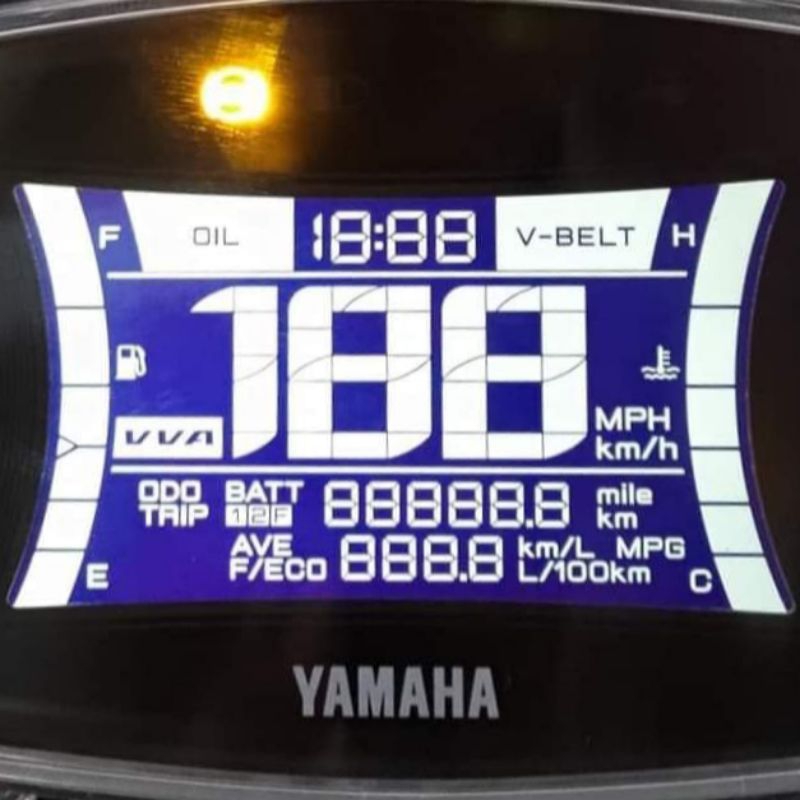 LCD NMAX New 2019 - 2023, Negative Display/ Inverted PNP