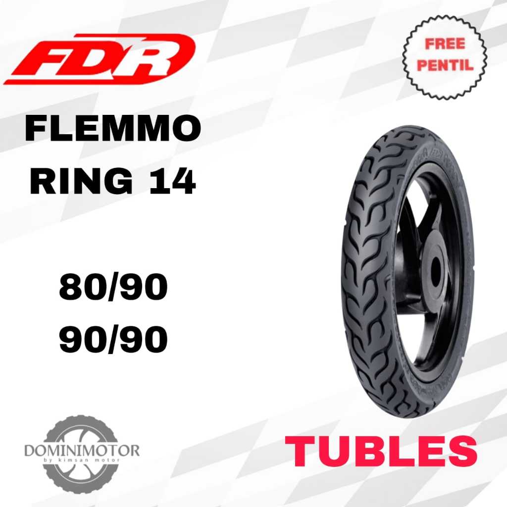 Ban Motor Ring 14 FDR FLEMMO 80/90-14 90/90-14 Ban Ring 14 Tubeless Ban Ring 14 Ban Matic Ring 14 Ba