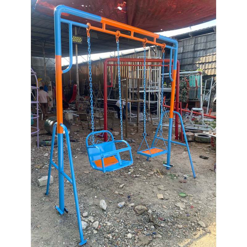 ayunan rantai anak dgn bangku satu balita ayunan besi free ongkir jakarta