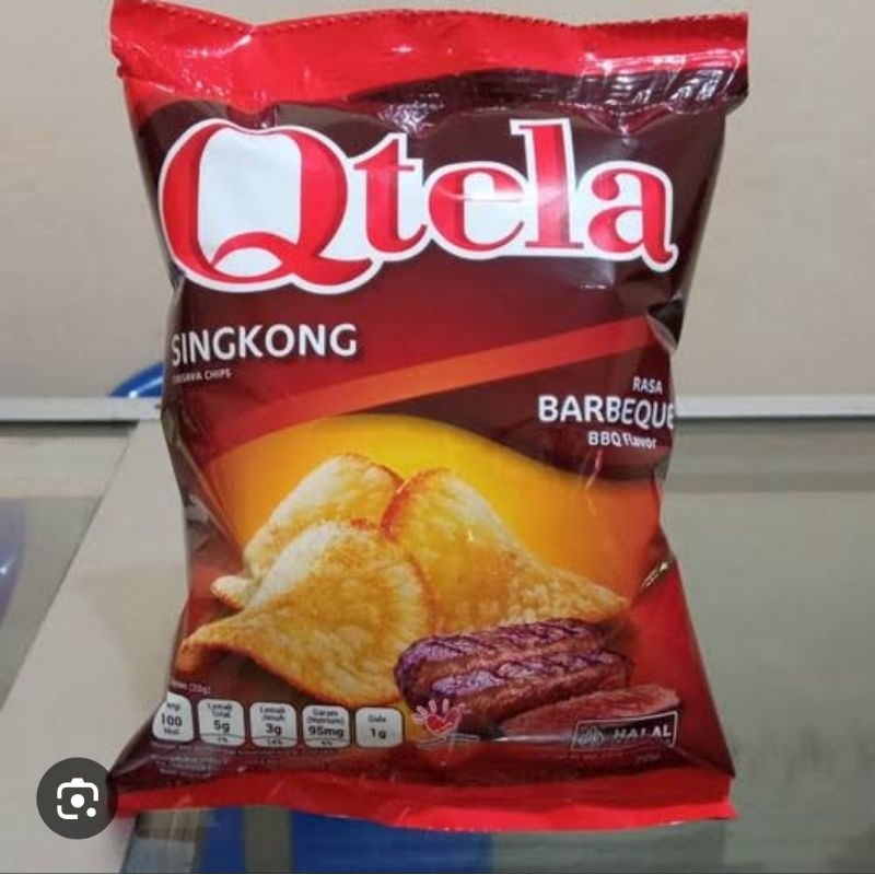 

QTELA Singkong BBQ 23gram / Snack Qtela Keripik Singkong 23gr