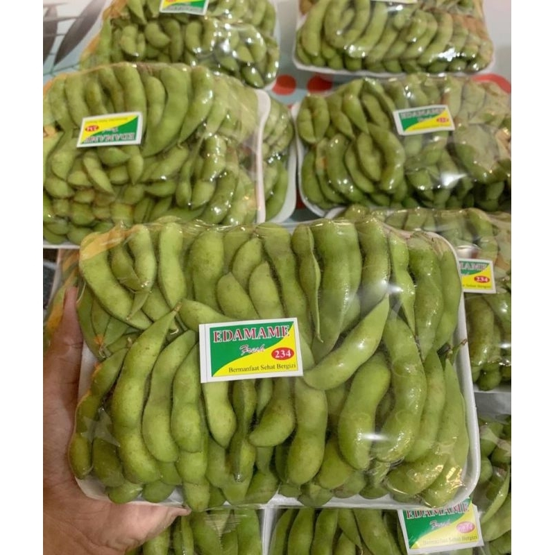 

Edamame kemasan 500gr besar edamame