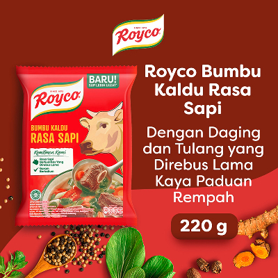 

royco kaldu ayam / sapi kemasan 220gr