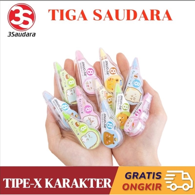 

Tipe x tape students stationary school supplies 8m multiple color tip ex