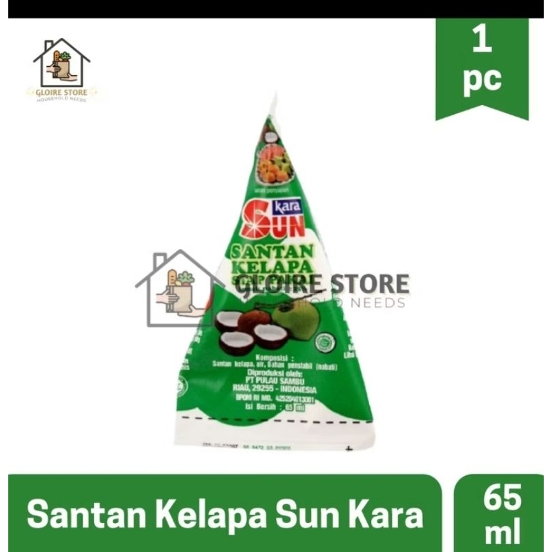 

SUN KARA Santan Kelapa 65mL Siap Pakai (YEW/E.y)