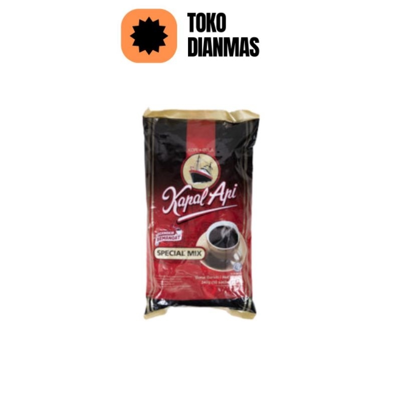 

Kapal Api Spesial Mix Kopi hitam 10 pcs