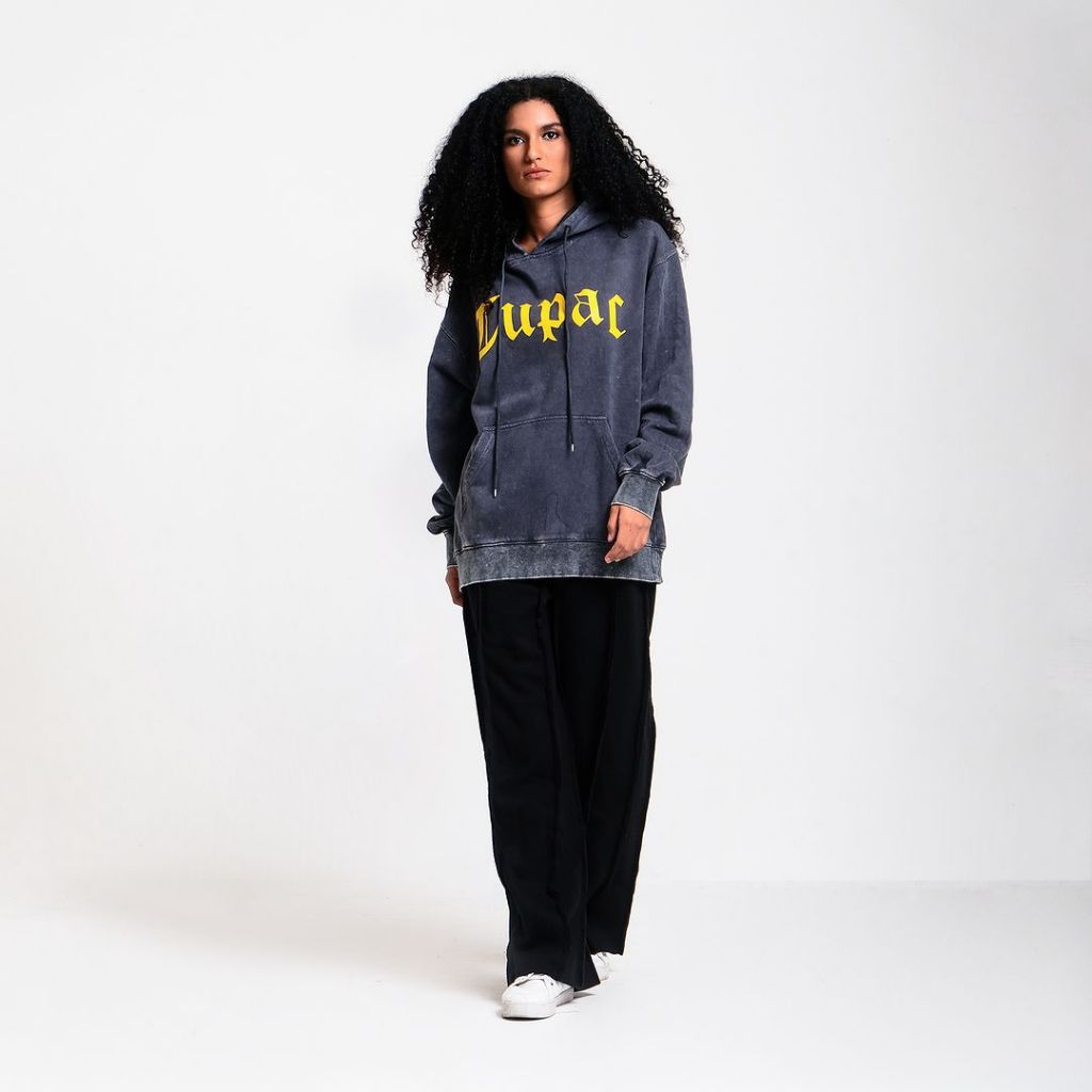 HOODIE RAPPER / TUPAC / ACID WASH