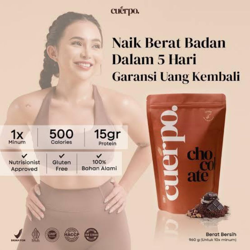 

Cuerpo Susu Tinggi Kalori & Protein 960 Gram