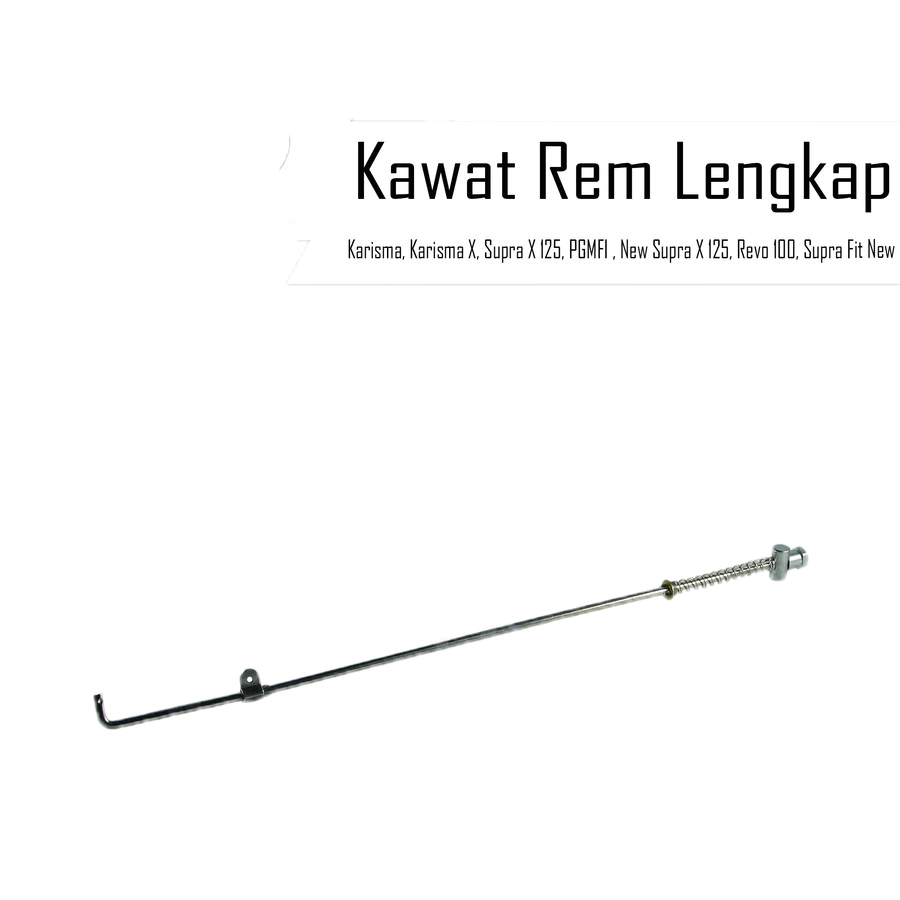 [RNDM] LIDI / KAWAT / TIANG / GANTAR REM BELAKANG KARISMA / KHARISMA - SUPRA X 125 KARBU / FI INJEKS