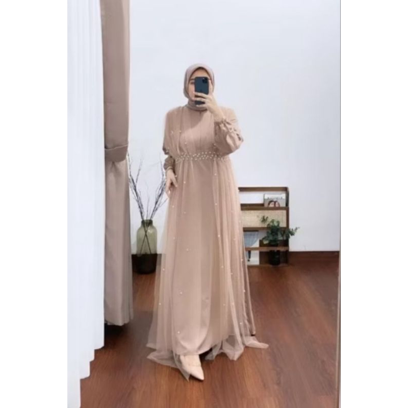 PRELOVED Dress/Gaun panjang formal hijab Capadokiya Tile Dress