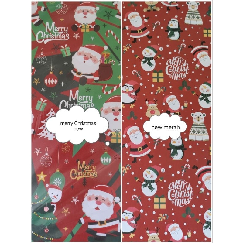 

kertas kado natal Christmas kertas kado santa claus kertas kado snowman sinterklas natal