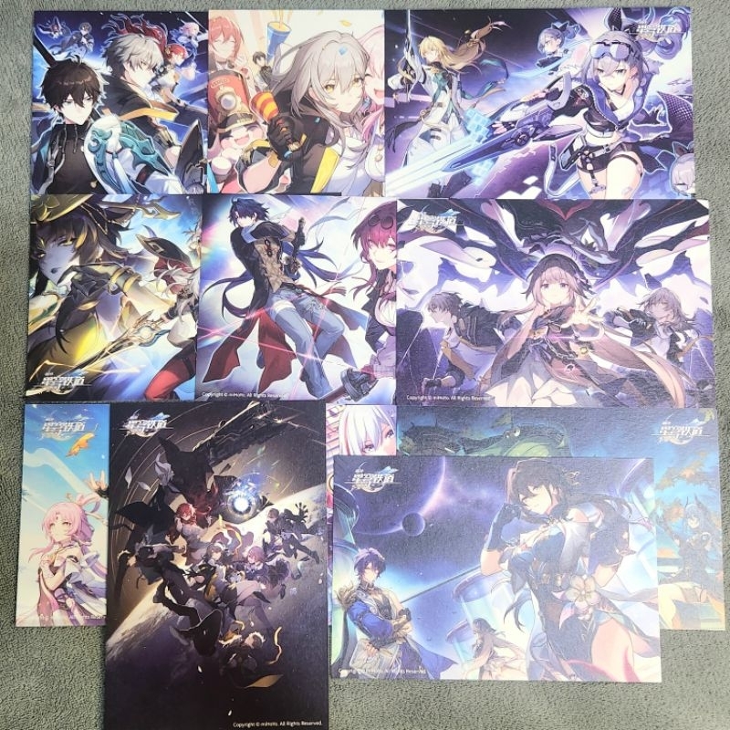 Honkai : Star Rail - Version Key Visual Postcard Official Merch Mihoyo / Hoyoverse Original Herta Sp