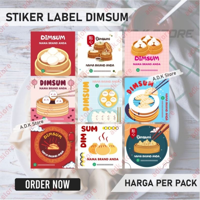 

STIKER LABEL DIMSUM