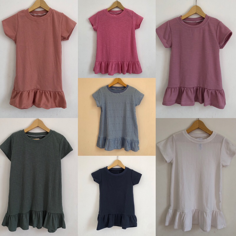 dress knit polos anak (duyung)
