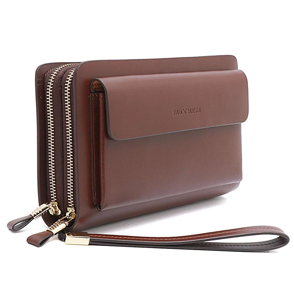 Buccheri CHAYTON Men Clutch Brown - NW1003
