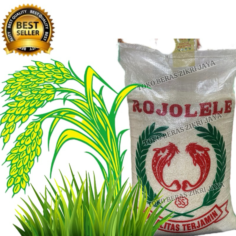 

beras cap ROJOLELE DELANGGU premium 5kg 10kg 20kg 25kgtermurah