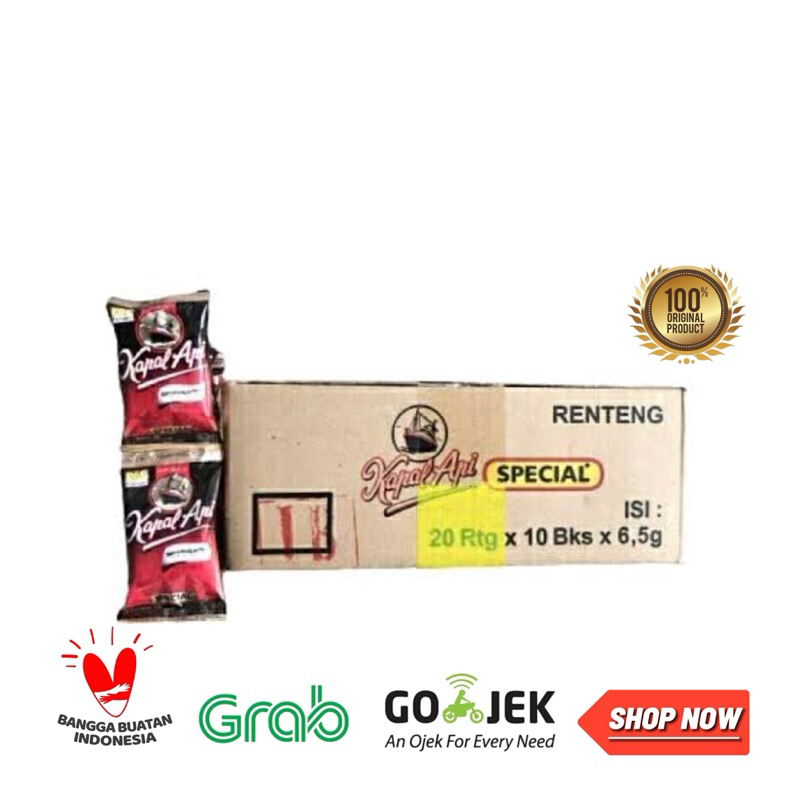 

KOPI KAPAL API MINI TANPA GULA 1DUS ISI 20RENCENG X 10PCS