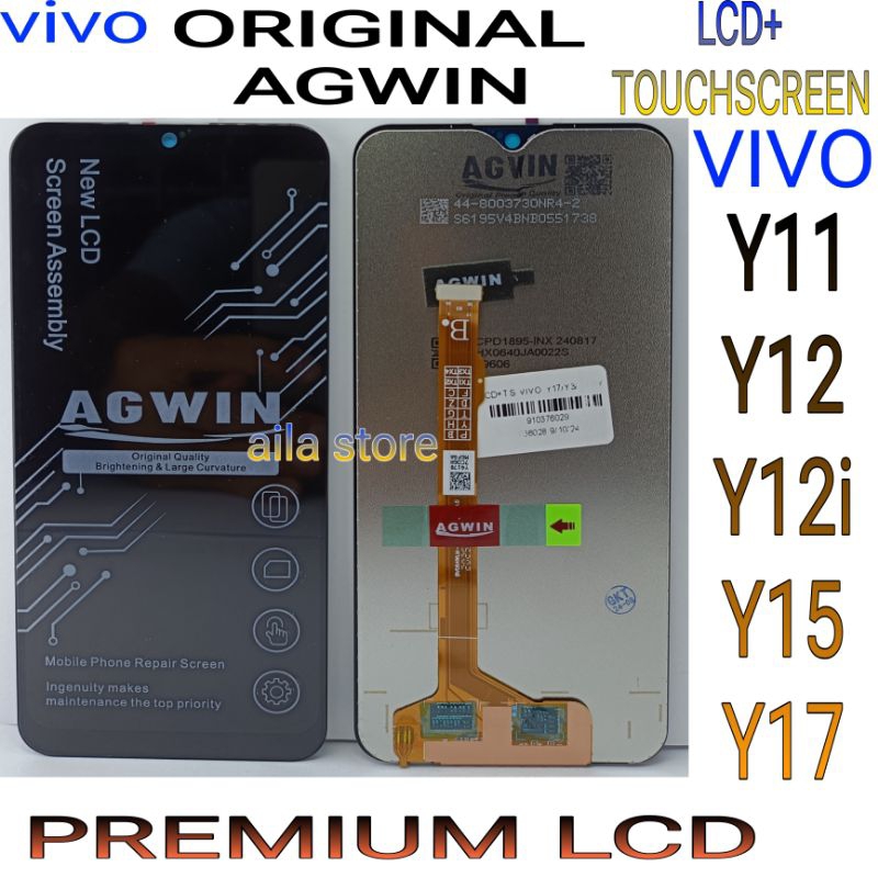 LCD VIVO Y12/Y12i/Y15/Y17 ORIGINAL AGWIN PREMIUM LCD FULL SET