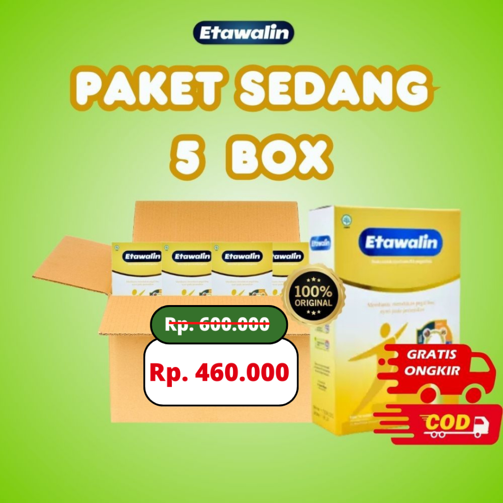 

[ 5 BOX ] ETAWALIN 100% ORIGINAL | Susu Kambing Ori Official Store Asli Ampuh Atasi Nyeri Sendi Etawalin | ETAWALIN ORIGINAL | Susu Kambing Etawa Tingkatkan Kepadatan Tulang Isi 200gram | Etawalin Susu Etawa Herbal Nyeri Sendi Official 1 Box