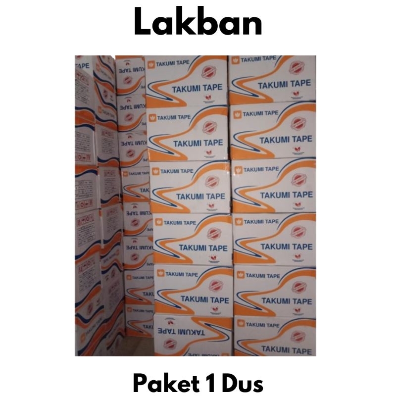 

lakban coklat bening 45 mm x 200 yard/opp lakban 200 yard teba (1Dus)l