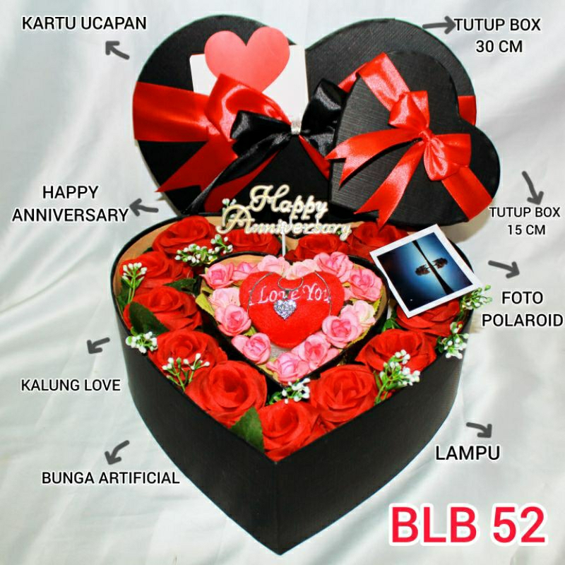 

bloom box double box love 9love hadiah unik hadiah ulang tahun kado hari jadi