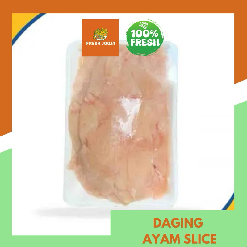 

Daging Ayam Slice 250gr | Fresh Jogja