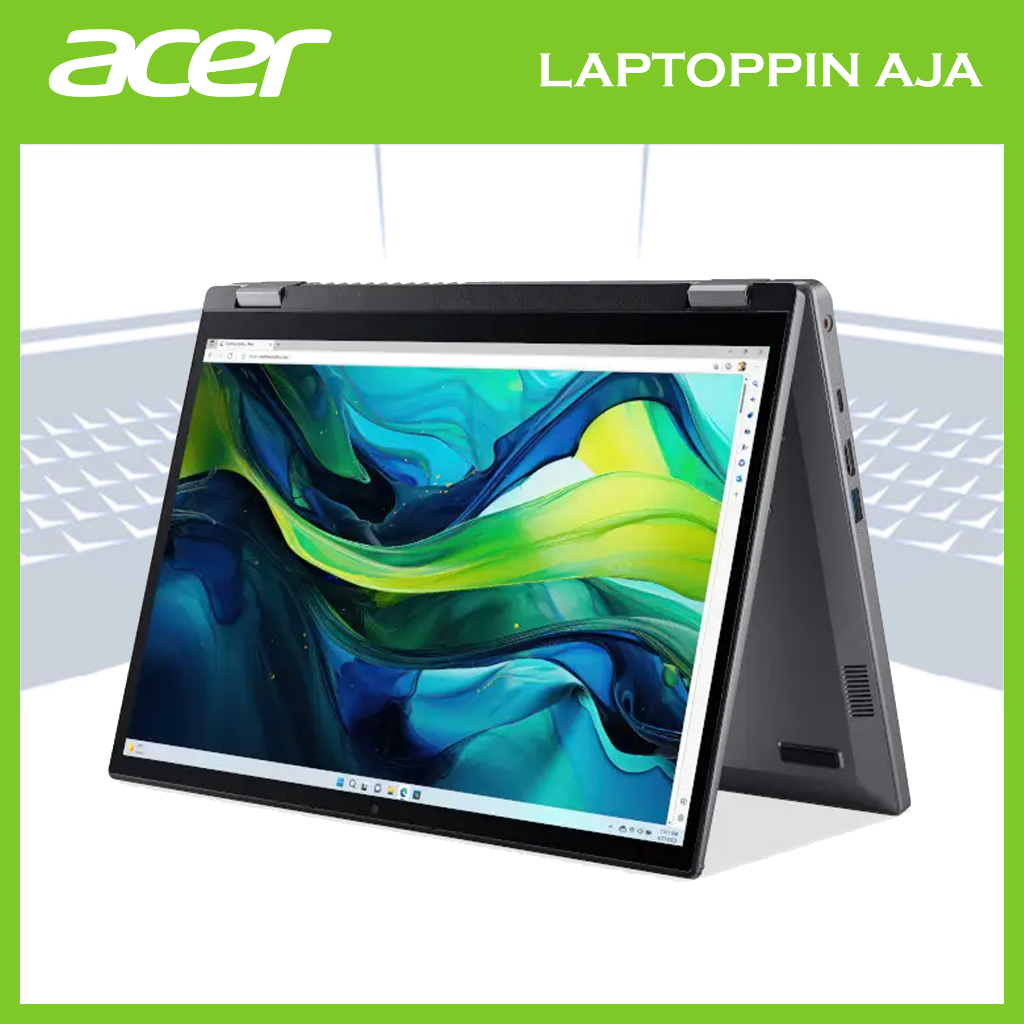 ACER ASPIRE SPIN 14 ASP14-51MTN CORE 3 100U MEMORI 16 GB SSD 512 GB WIN 11 + OHS