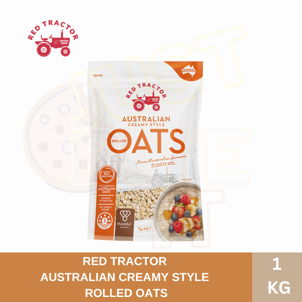 

RED TRACTOR AUSTRALIAN CREAMY STYLE ROLLED OATS 1 KG