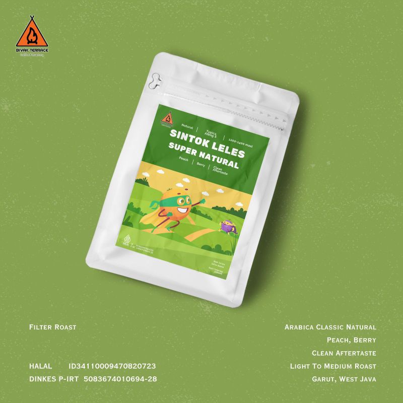 

BIJI KOPI ARABICA SINTOK LELES SPECIALTY SUPER NATURAL SDP-200 GRAM