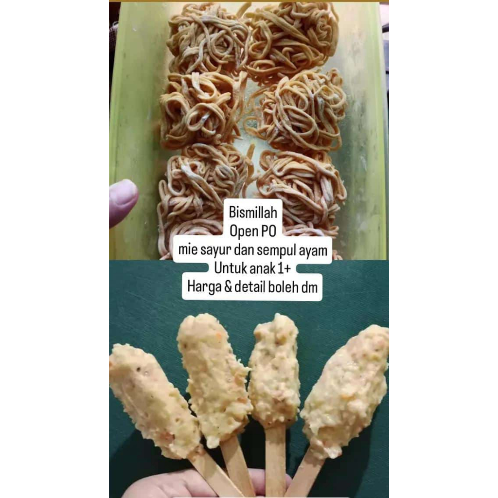 

Produk PO Mie Sayur & Sempol Ayam