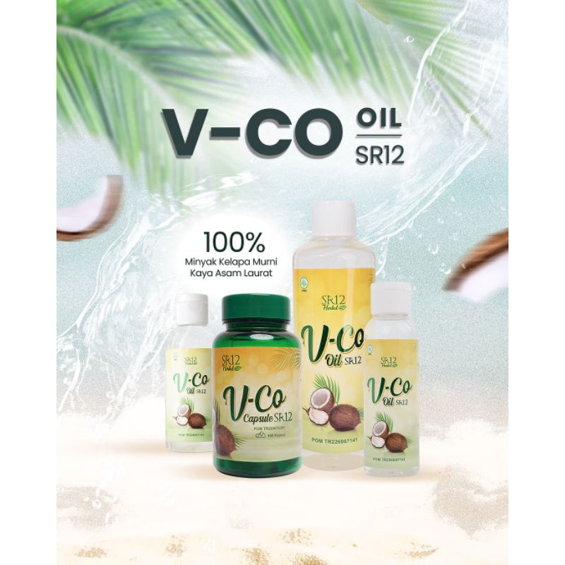 

VCO Virgin Coconut Oil SR12 [Minyak kelapa murni 100%]