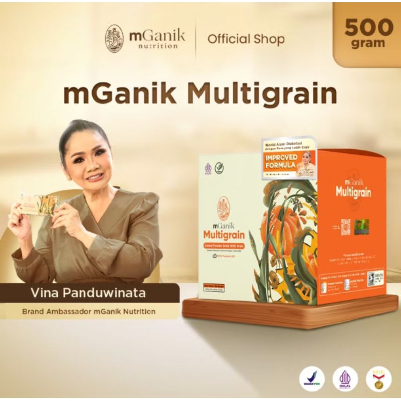 

mGanik Multigrain 1 Box 20 sachet Multi Grain diabetes gula darah