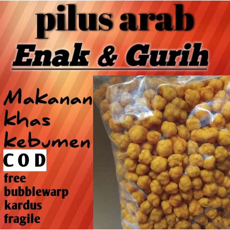 

snack/camilan/pilus arab pedes 500gr