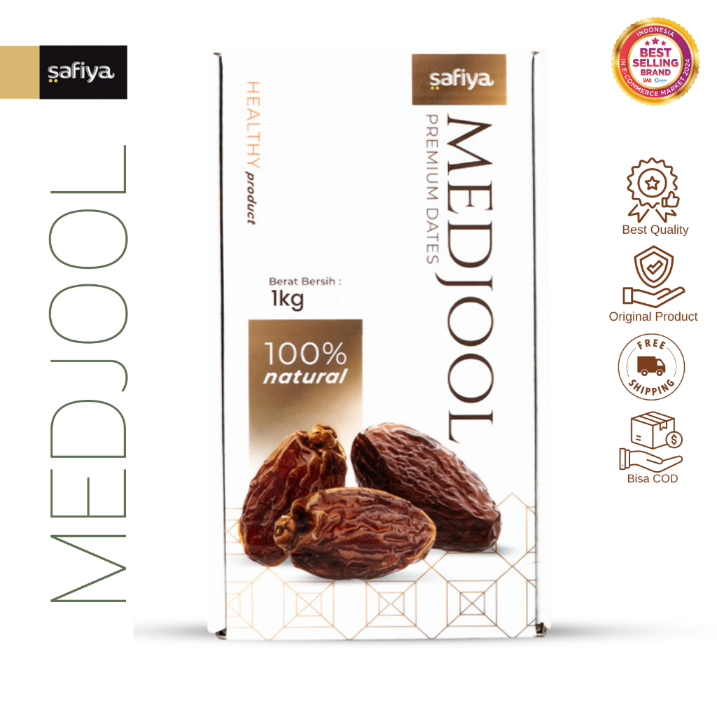 

Safiya Kurma Medjool 1 Kg Jumbo Dates Original Premium