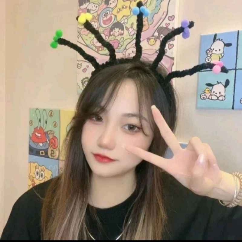 Bando Cosplay Mona The Vampire Bando Halloween Cartoon Anak Perempuan Karakter Lucu