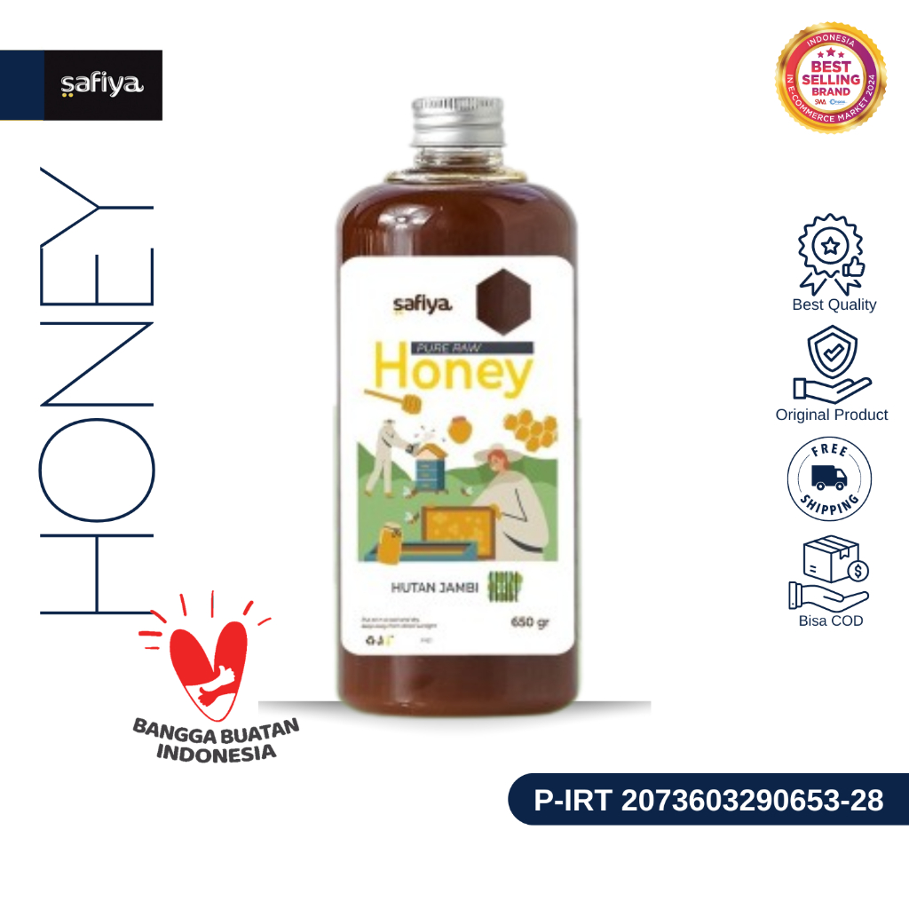 

Safiya Madu Murni Hutan Jambi 650 Gram Raw Honey Premium