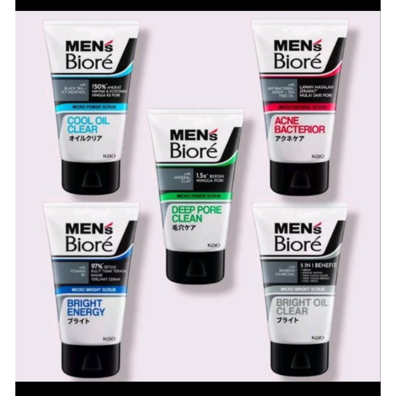 Sabun Cuci Muka Pria Men'S Biore