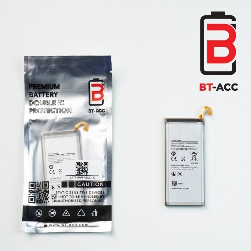 baterai double power samsung A6 2018/J8 2018/J6 2018/EBJ800ABE bt acc garansi 1 tahun