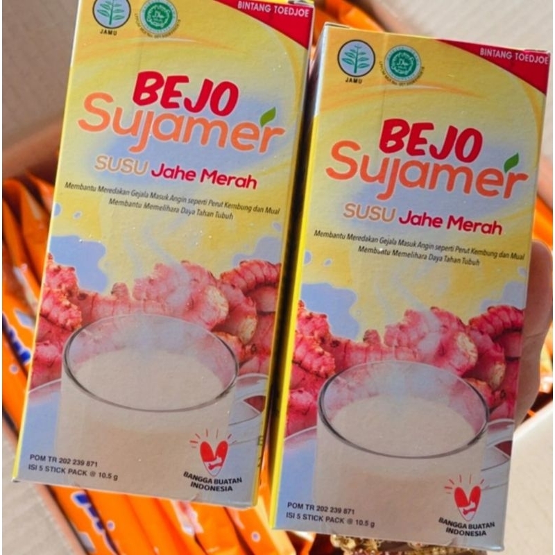 

Bejo Susu Jahe Merah Pack ( 5 Sachet )