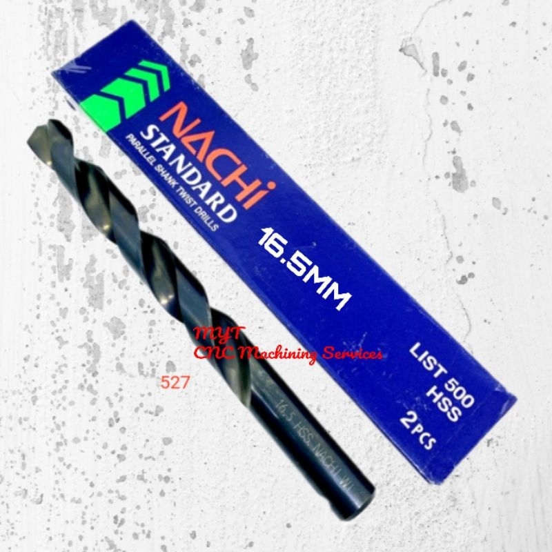 drill mata bor 16.5 MM NACHI mata bor besi 16.5mm hss nachi original baru