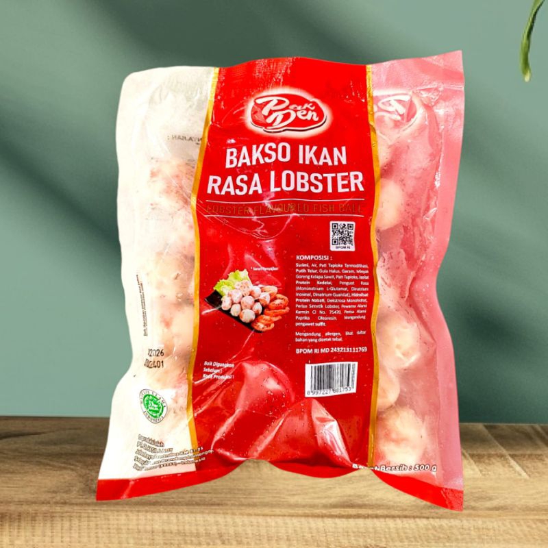 

Pak Den Bakso Ikan Rasa Lobster 500g